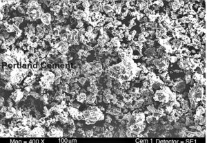Portland Cement - Magnified